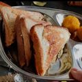 BR's cooksnap of when they made চীজ স্যান্ডউইচ উইথ ভেজিস অ্যান্ড হার্বস (Cheese Sandwich with Veggies & Herbs Recipe in Bengali).