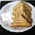 Cooksnap από Harley στη συνταγή Τοστ με ψωμί, ταχίνι, μέλι, μπανάνα και κανέλα