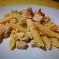 il ItaliacheMamme quando ha preparato Carbonara di mare con pesce spada e salmone