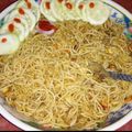 PriTi's cooksnap of when they made ভেজিটেবলস এগ চাউমিন (vegetables egg chow mein recipe in Bengali).