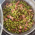 El cooksnap de Ana Pernas cuando hizo Guisantes con jamón.