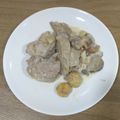 El cooksnap de Francisco Aguilar cuando hizo Solomillo de cerdo con setas en salsa de castañas.