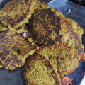 El cooksnap de Gabriela Ace cuando hizo Tortitas de brócoli con avena.