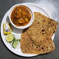 Noopur Alok Vaishnav 's cooksnap of when they made આલૂ સબ્જી -પરાઠા(potato sabji - Paratha recipe in gujaratI).
