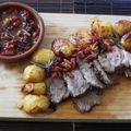 El cooksnap de Mandy Green cuando hizo Magro de cabeza al horno con acompañamiento.