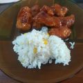 El cooksnap de Rufino Pazos cuando hizo Pollo de Miel picante.