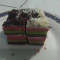 Cooksnap dari Defi oriza sativa untuk resep Rainbow Cake Kukus Ny.Liem Lembut Banget