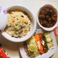 lubabatu harande's cooksnap of when they made Special butter,veg rice & italian meatball and potatoe soup.