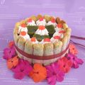 Cooksnap dari Binti Sae untuk resep Mango Charlotte Cake (Mango Fromage Bavarian Cream)