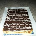 El cooksnap de Maríta Sosa cuando hizo Milhojas de moka con cubierta de chocolate.