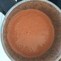El cooksnap de Marieta cuando hizo Gazpacho.