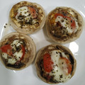 El cooksnap de Paa cuando hizo Portobello rellenos con jamón, rulo de cabra y cherrys.