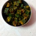 Nupur garg का कुकस्नैप जब उन्होंने भरवा भिंडी (Bharwan bhindi recipe in hindi) बनाया था।