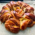Krisztina Mózer Cooksnap-ja, amikor elkészítette a(z) Kakaós, csíkos kalács receptet.