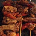El cooksnap de AnNoeTo cuando hizo Brochetas de pollo marinado con crema de cacahuete y especias.