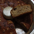 El cooksnap de Mariela Robledo cuando hizo Budín de banana, dulce de leche y nueces.