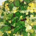 El cooksnap de AbueliCarmencita cuando hizo Ensalada de Lechuga y Hojas tiernas de Remolacha.