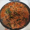 El cooksnap de Francisco avila cuando hizo Carne molida con chiles poblanos, hongos y calabacita.