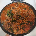 El cooksnap de Francisco avila cuando hizo Carne molida con chiles poblanos, hongos y calabacita.
