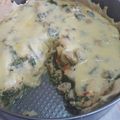 El cooksnap de Yanet Mamani Humire cuando hizo Quiche de espinacas y jamón york.