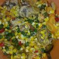 Cooksnap dari Jahrotul Fauziah untuk resep Tumis kacang panjang campur jagung dan ayam