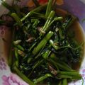 รูป Cooksnap ของ Wannika Nuy Yodya เมื่อเขาทำ ผัดผักบุ้ง
