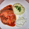 El cooksnap de Andrea Pennington 🇬🇹 cuando hizo Albóndigas de carne de cerdo en salsa de cebolla y zanahorias.