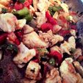 jasmine82's cooksnap of when they made beef or chicken fajitas.