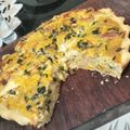 El cooksnap de Sabrina Lopez cuando hizo Tarta de verduras expres con Jamón y queso.