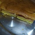 El cooksnap de Andrea Portela cuando hizo Fainá Relleno (Licuado).