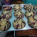 Cooksnap dari Dapur Nugie untuk resep Purple Sweet Potato Bread(Roti Ubi Ungu)