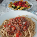 El cooksnap de Virginia. cuando hizo Espaguetis integrales a la boloñesa"a mí manera"😉.