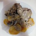 El cooksnap de Micaela De Zarlo cuando hizo Lomo o cuadril en salsa de champiñones con papas rústicas.