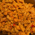 Cooksnap από Stella Stat στη συνταγή Πένες ή ρύζι με κρέας χοιρινό και ροζ σάλτσα