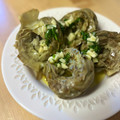 El cooksnap de Marieta cuando hizo Alcachofas a la plancha con aliño de ajo, aceite y perejil.
