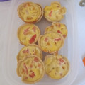 El cooksnap de Lara Vigil González cuando hizo Mini tartas caprese.