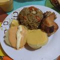 El cooksnap de Segundo Gonzáles Cachay cuando hizo Arroz con pollo.