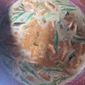 Cooksnap Nana Isya semasa beliau membuat Kari Udang Kacang Panjang.