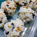 Cooksnap dari Ivana Oktaria untuk resep Jumeok-bap (Nasi Kepal/ Bola Nasi Korea)