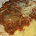 El cooksnap de Julieta. cuando hizo Albóndigas rellenas en salsa.