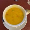 El cooksnap de Javier Cosmelli cuando hizo Sopa crema de zapallo.