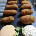 El cooksnap de César Gutierrez cuando hizo Croquetas de berenjena.