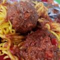 El cooksnap de Eugenia cuando hizo Albóndigas de Carne Molida en Salsa de Tomate!!.