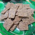 El cooksnap de Karina cuando hizo ⚡Crackers integrales con avena y semillas ⚡ Crocantes e irresistibles ⚡.