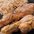 El cooksnap de Marina Oronoz cuando hizo Pollo frito al estilo KFC.