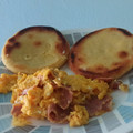 El cooksnap de Angelica Galindo cuando hizo Arepas.