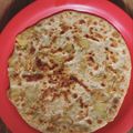Simran Sharma's cooksnap of when they made Aloo ka Paratha.