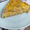 El cooksnap de Ana Laura Silvera cuando hizo Tarta integral de queso, tomate y aceitunas 😋😋.