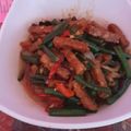 Cooksnap dari Indah Juana untuk resep 143. Tumis Tempe Kacang Panjang