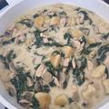 Anikó Horváth Cooksnap-ja, amikor elkészítette a(z) Gnocchi tejszínes, gombás, spenótos csirkemellel 😊 receptet.